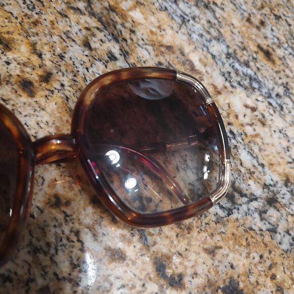 Vintage Ted Lapidus Paris Sunglasses Womens Large Oversized France 70s Eyewear - Picture 11 of 16